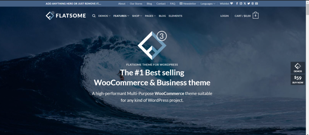 Flatsome  Multi-Purpose Responsive e-Commerce Theme