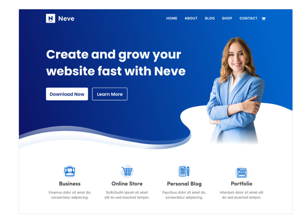 Neve best e-commerce theme