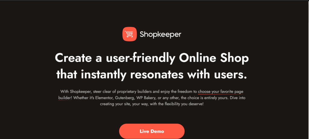 shopkeeper best e-commerce theme